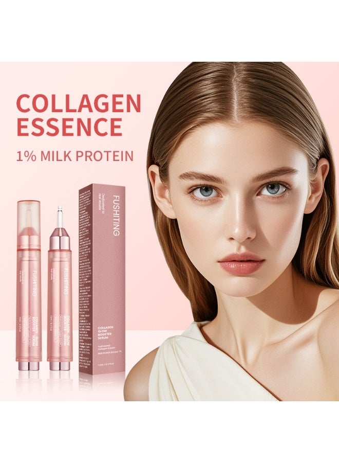 FUSHITING Collagen Niacinamide Brightening Essence Cream: Milk Protein & Hydrolyzed Collagen for a Brighter, More Radiant, and Plumpy Complexion - Image 2